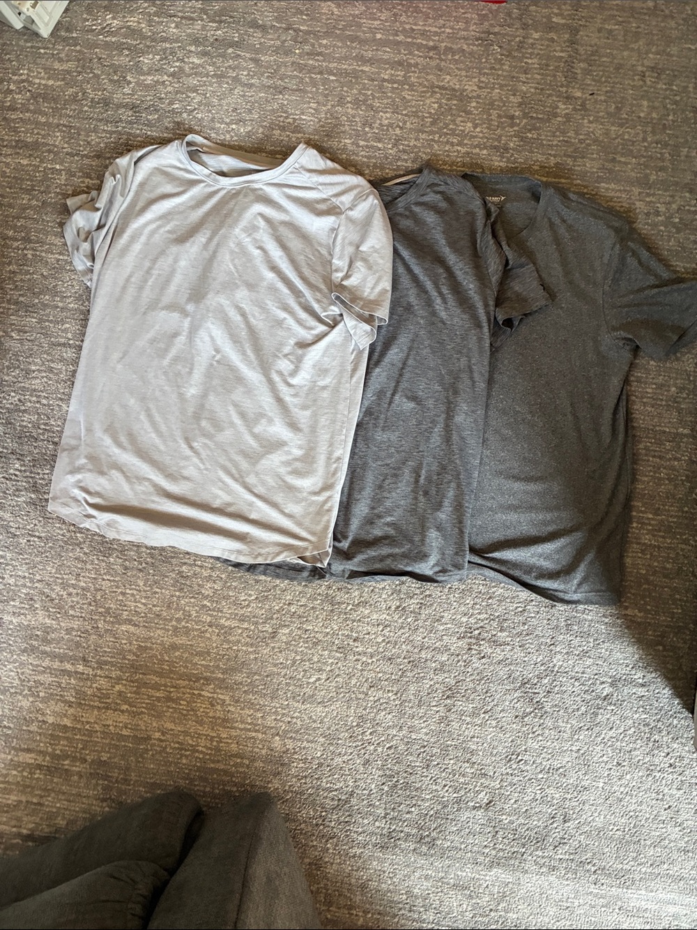 3 Active Athletic T Shirts Size Large.  Target and Old Navy